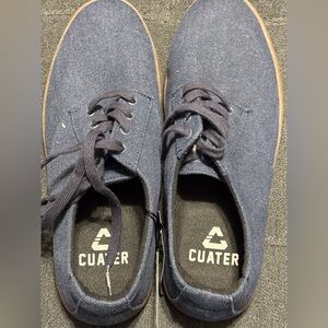 Cuater By Travis Mathew Shoes Mens 10 Blue Canvas Low Top Walking Sneakers